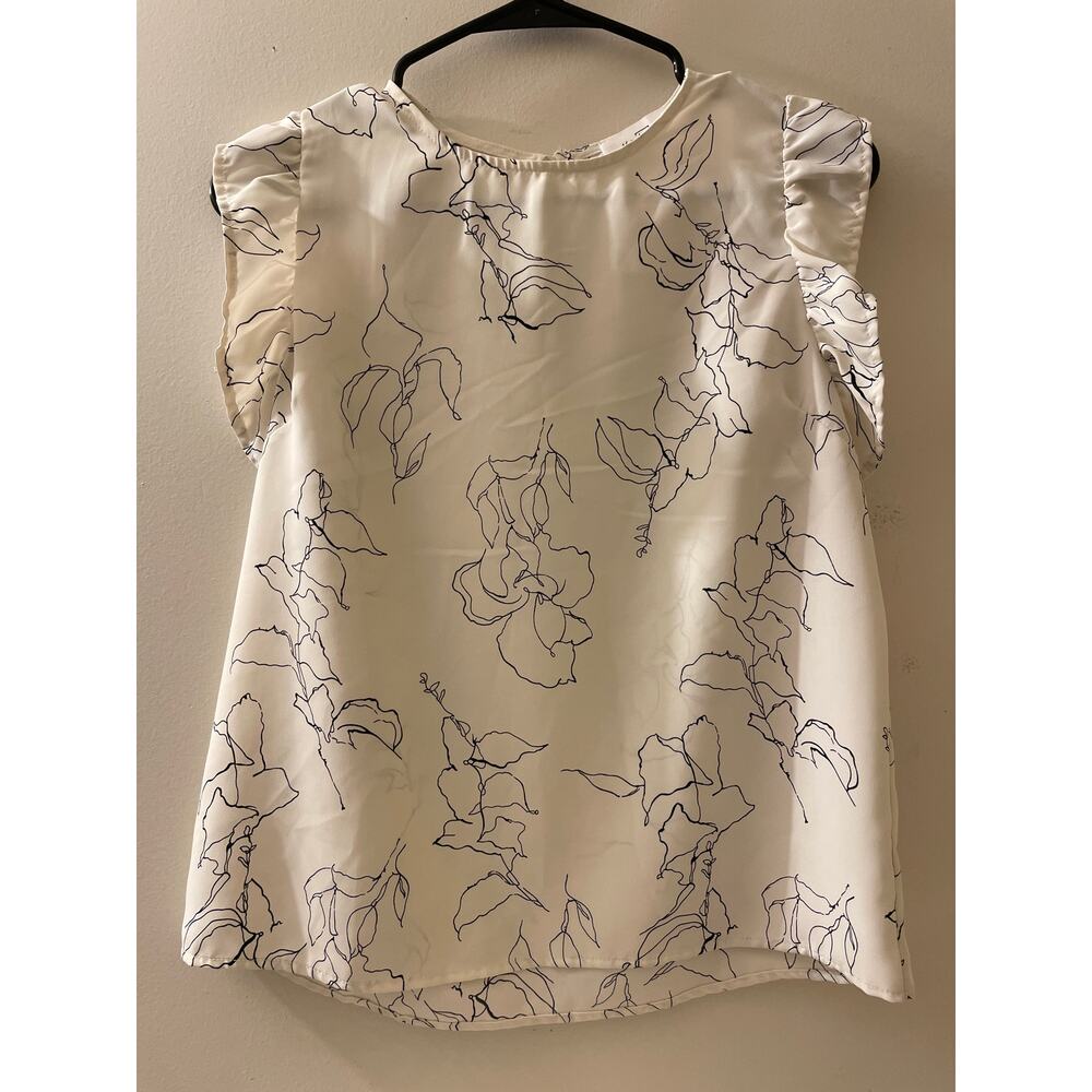 Kaileigh‎ Women's Size XSP Floral Print Tank Top Blouse Sleeveless Casual